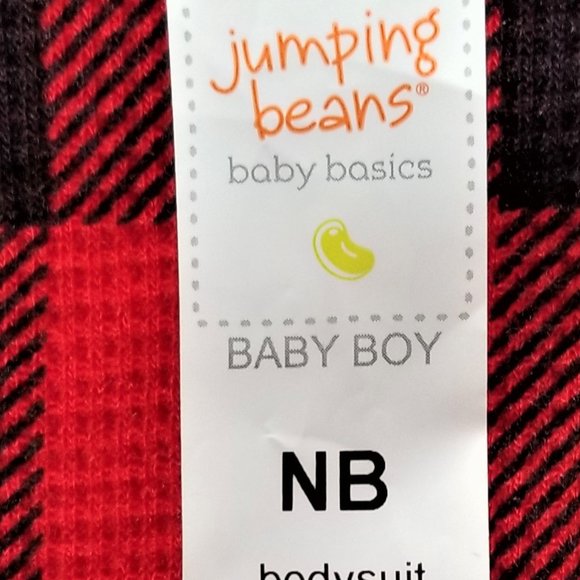 Onesies X 2 Red Green Plaid NB NWT - Picture 4 of 4